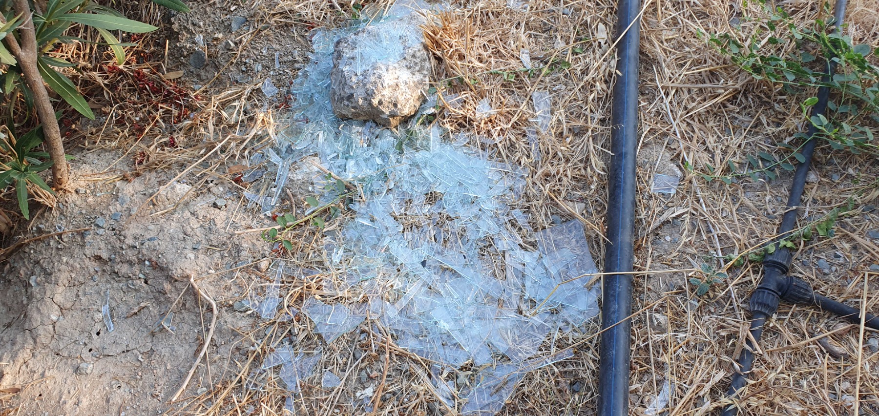 Broken glass